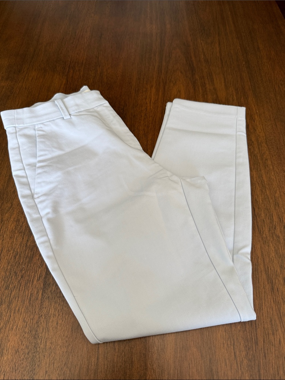 H&M Ankle Stretch Waist Pant Trouser Light Blue Size 10